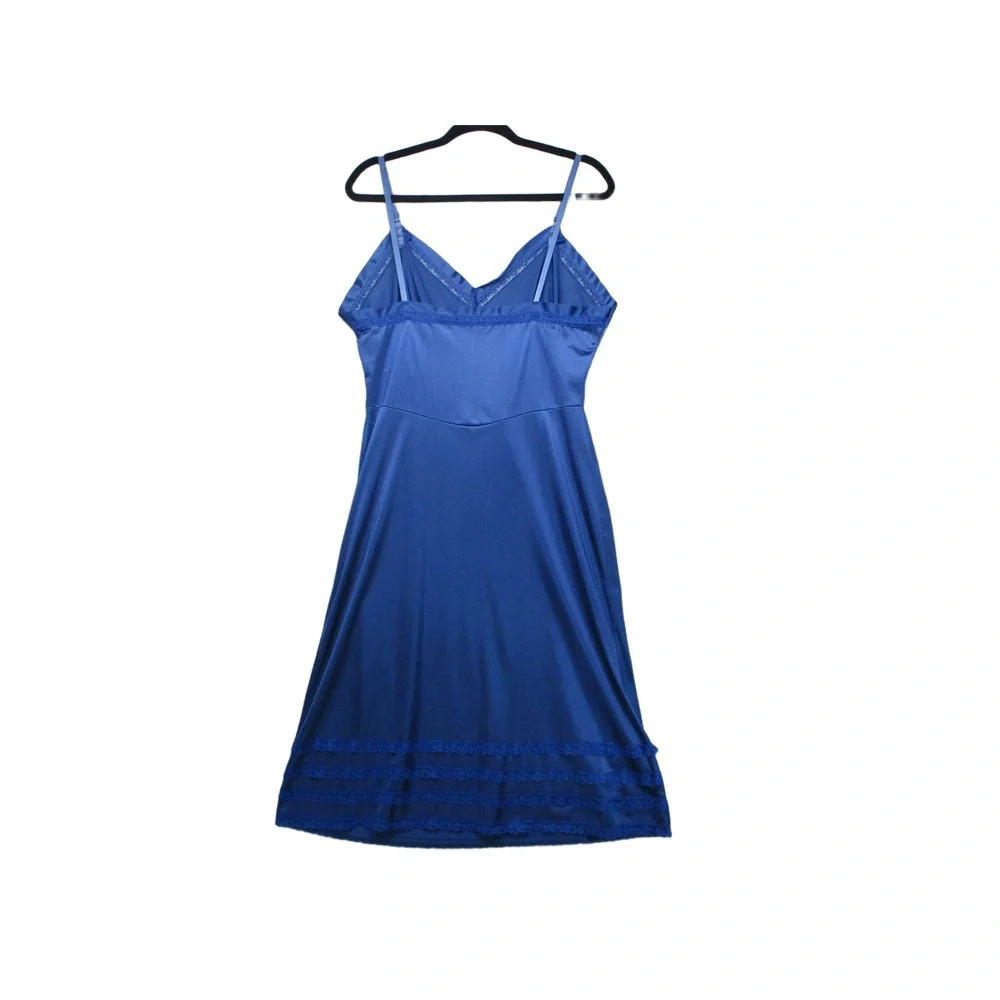 Figurfit Blue Elegant Chic Slip Dress Women Size 42‎